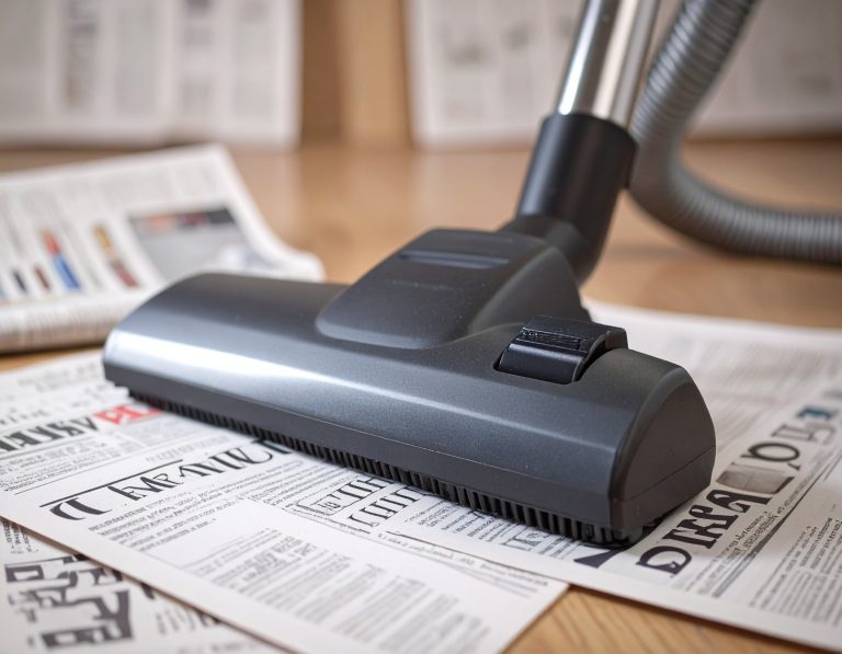 Firefly_un aspirateur qui passe au dessus de journaux pour aspirer les informations 988553
